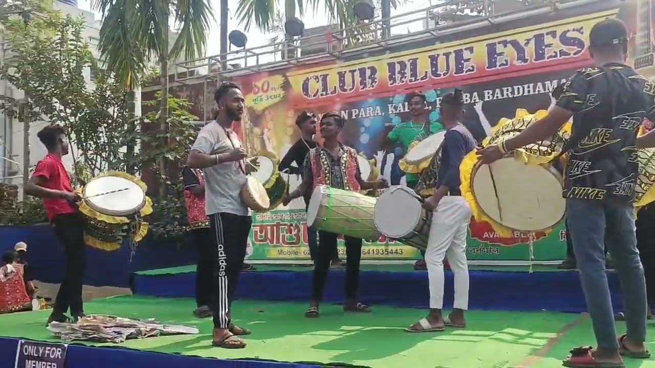 👑 RAJ DHOL 🔥 swaraswati pujo 2025 BLUE EYES 💙 kalna
