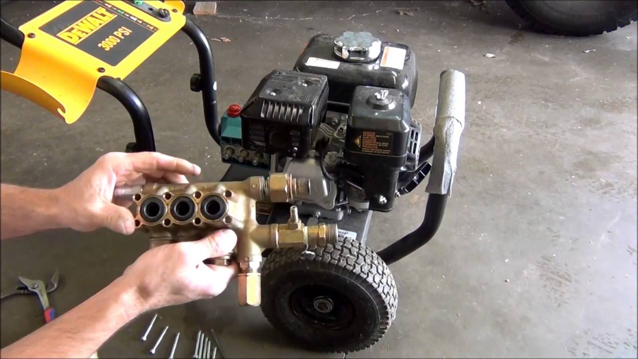 Ремонт моек высокого давления Dewalt 3000 psi.