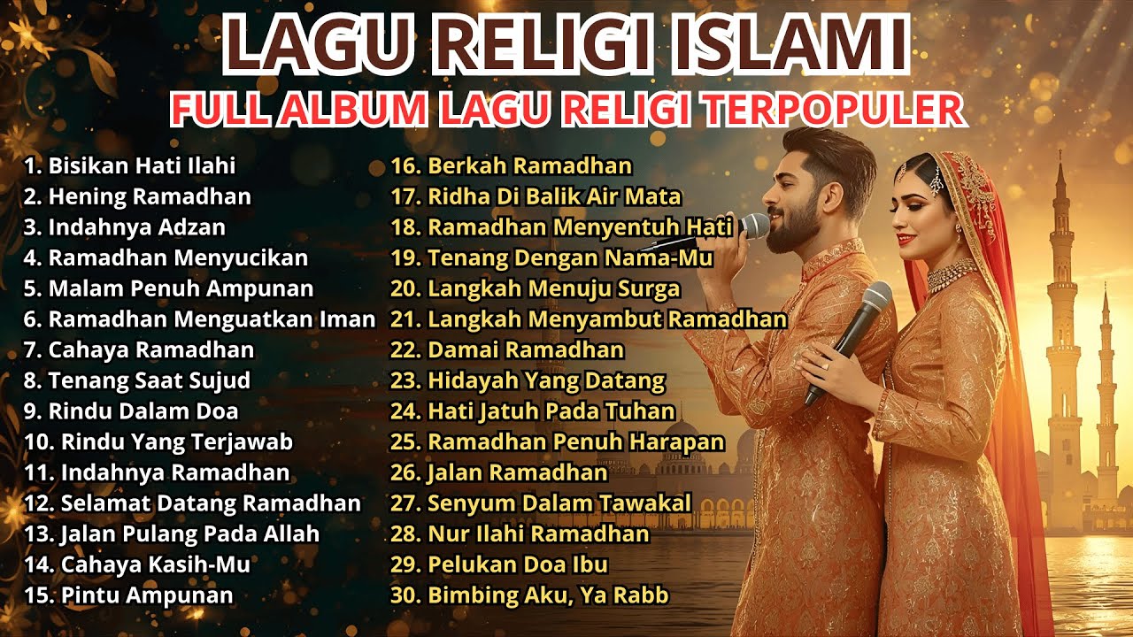 Kumpulan Lagu Islami Terbaik 🌙 Full Album Religi Menenangkan & Cocok untuk Dzikir Malam