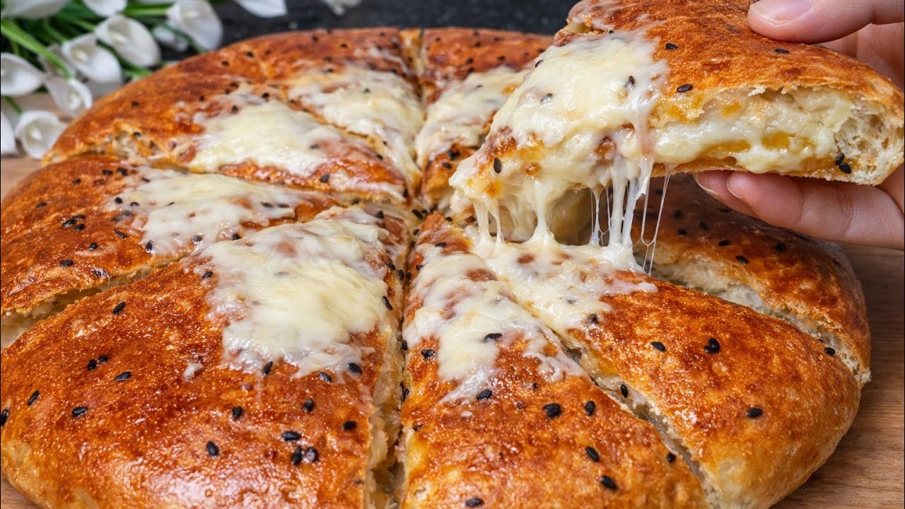 So Cheesy & Crispy! Homemade Khachapuri That Disappears in Minutes 😋🧀