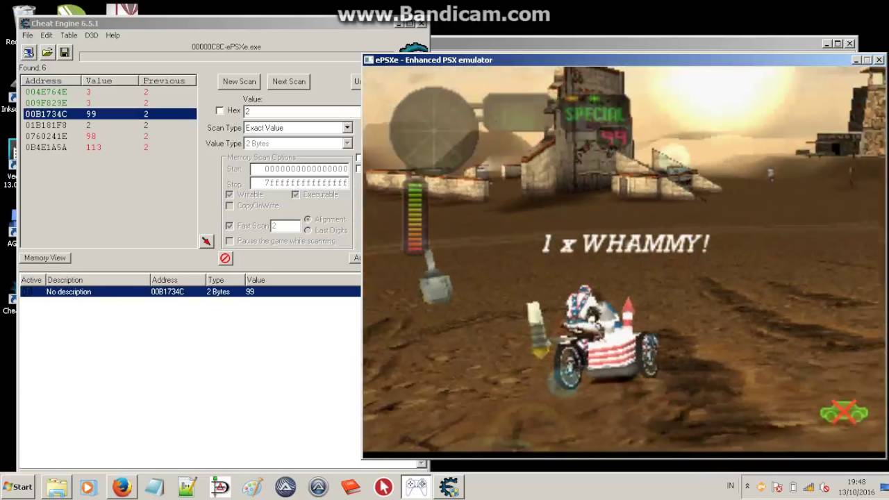 Vigilante 8 2nd Cheat Engine  Dakota Infinity Special like a BOSS