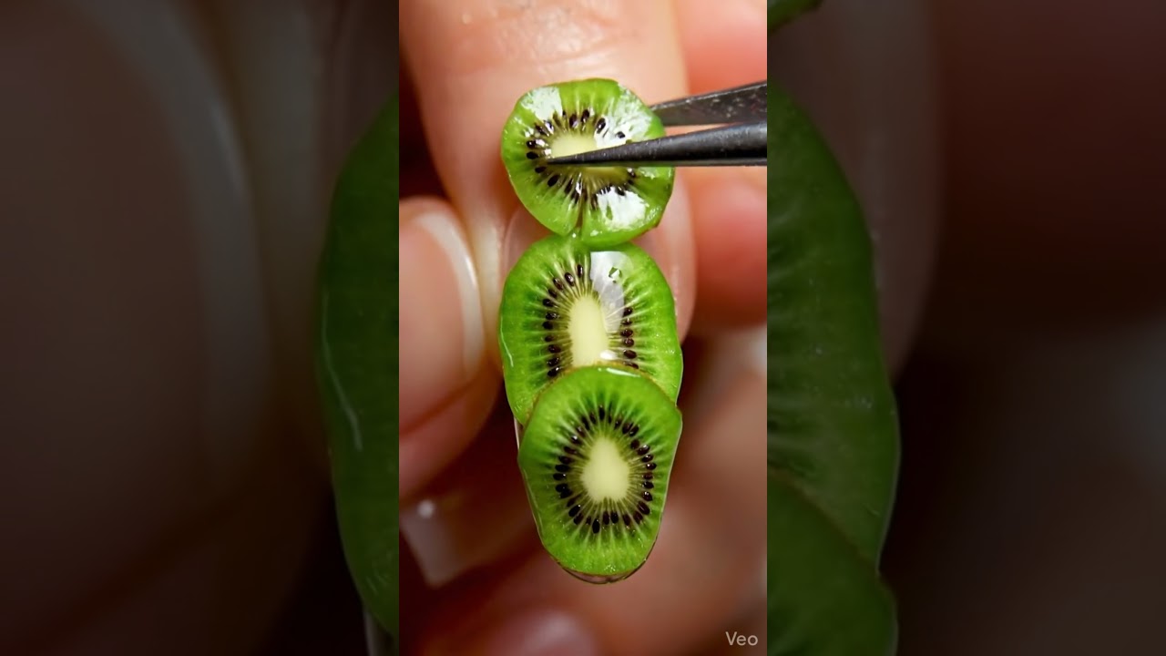 AI Nail Kiwis Gel Art ASMR 🥝✨💅 | Satisfying Nail Design Process | Relaxing No Talking