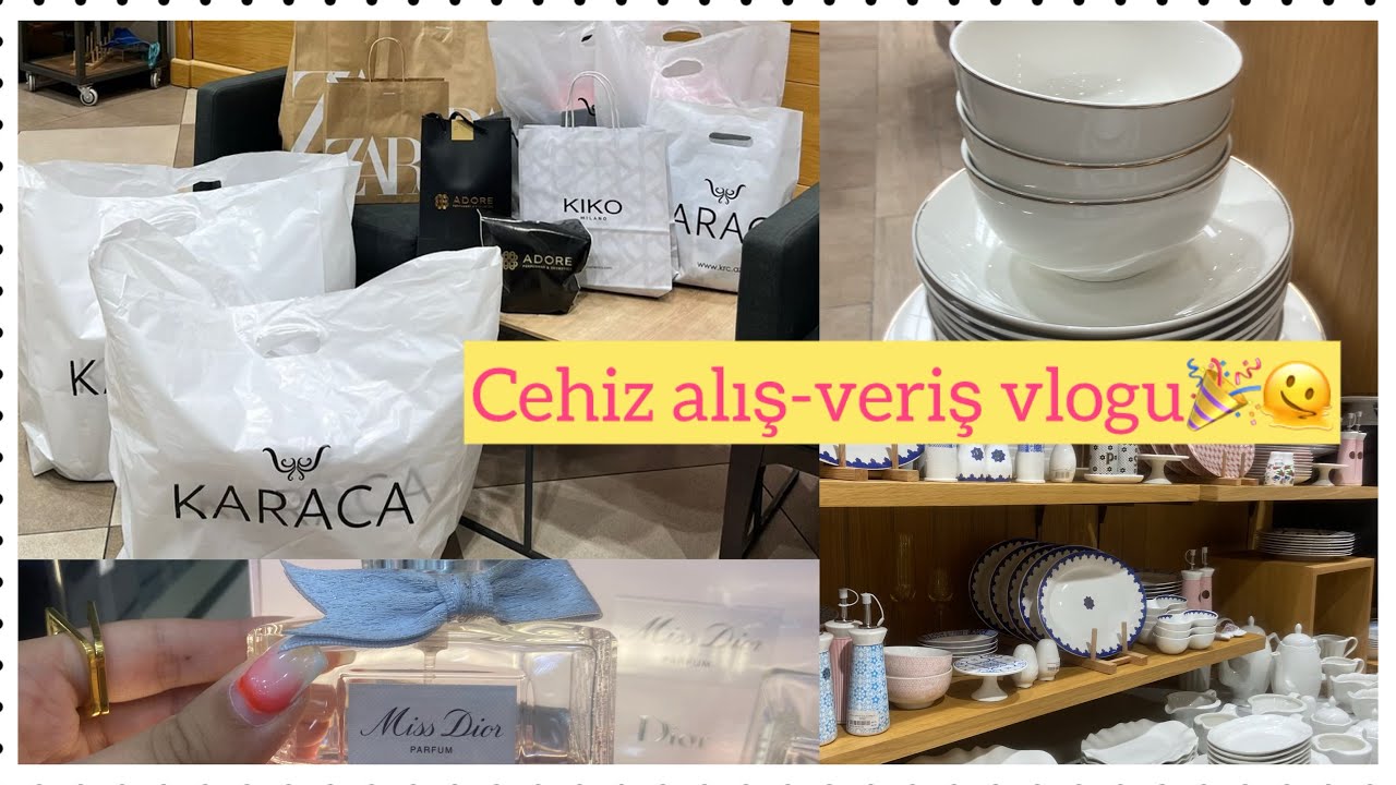Cehiz alış-verişi vlogu/ aldıqlarım / cehizlik üçün hərşey  #vlog #cehizlik #benimlebirgün