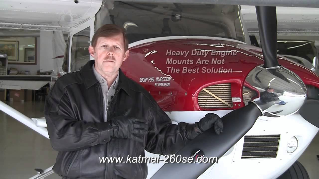 Комплект для переоборудования самолета Cessna 182 на двигатель Peterson IO550.