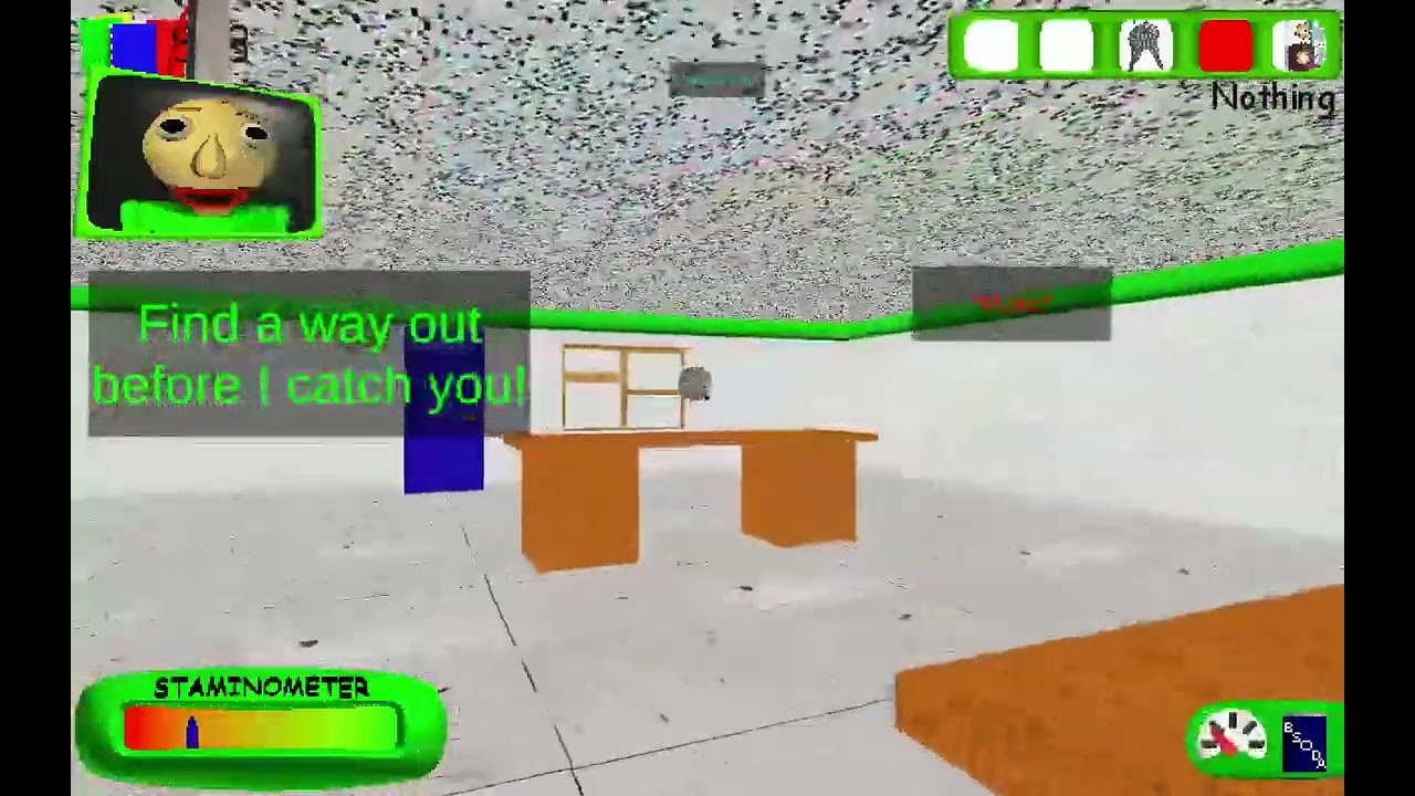 Baldis Basics FGPD if it was Plus. Custom Plus Map