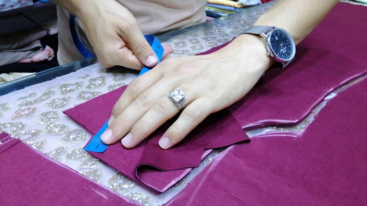 تعليم فصالة جلابة صغيرة ✂️للمبتدئين