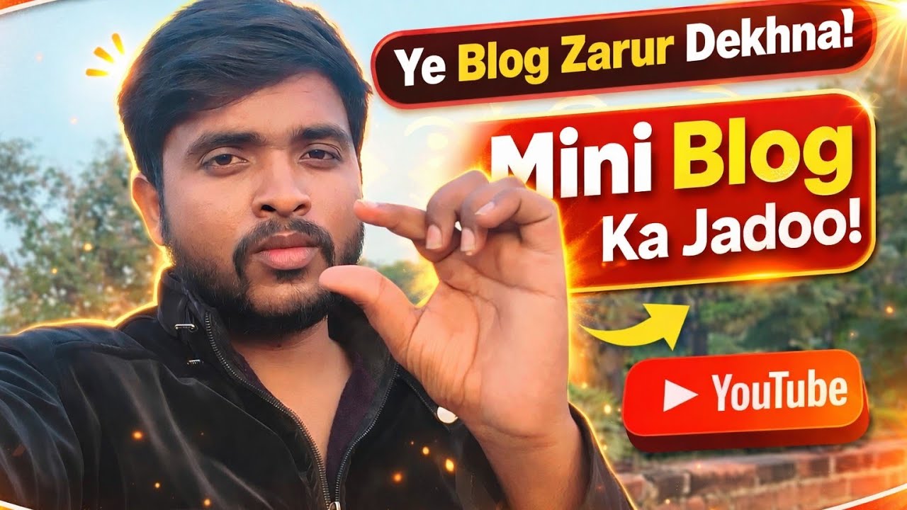 Aaj bahut chhota vlog banaya || ab hoga comeback 