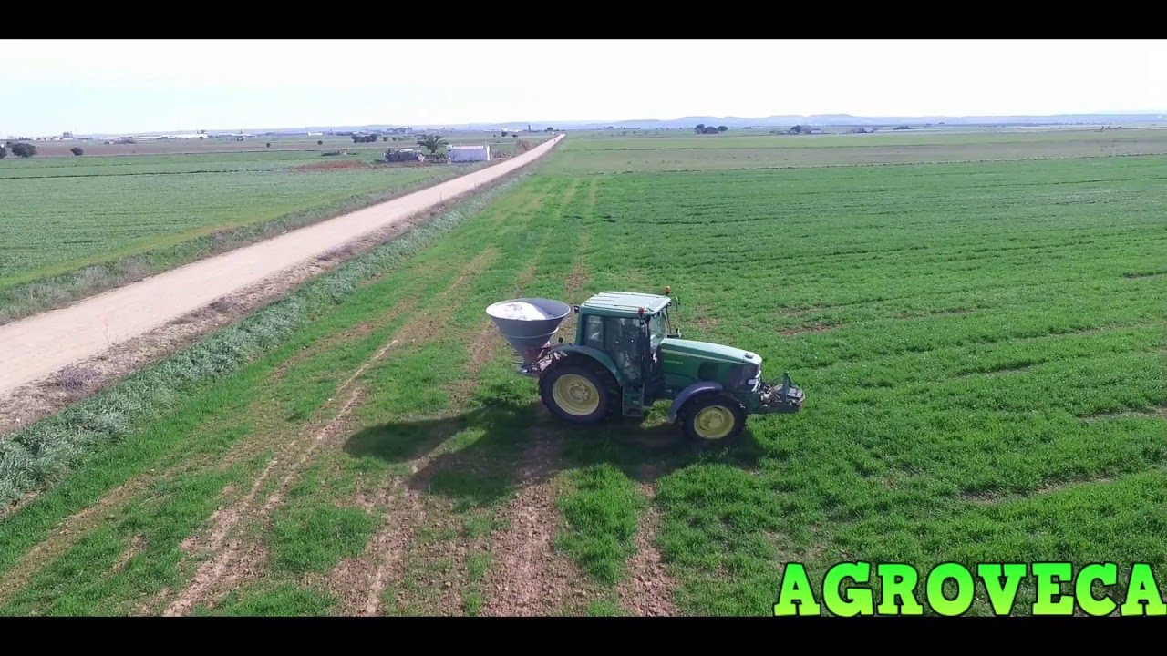 Jd 6620 y abonadora anfer/ Jd7710 y abonadora vicon/abono 2016