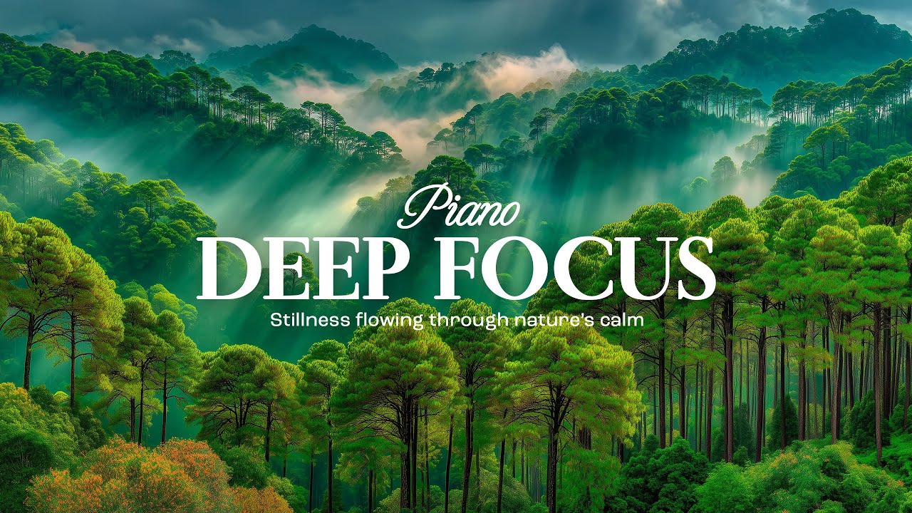 Concentration Music for Studying & Memorizing • Deep Forest Piano Ambience