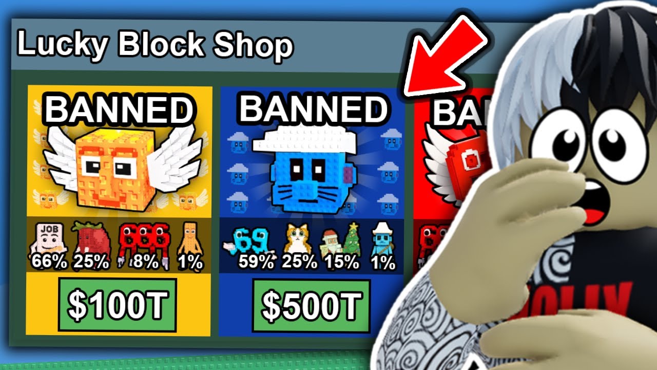OTWIERAM ZBANOWANE LUCKY BLOCK w STEAL A BRAINROT!