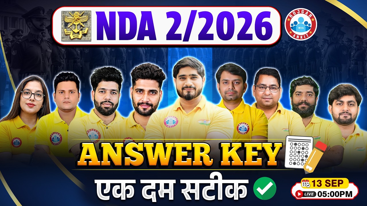 NDA 2 2026 Exam Analysis | Live Paper Discussion | NDA 2026 Answer Key | UPSC NDA 2 2026 Exam Review