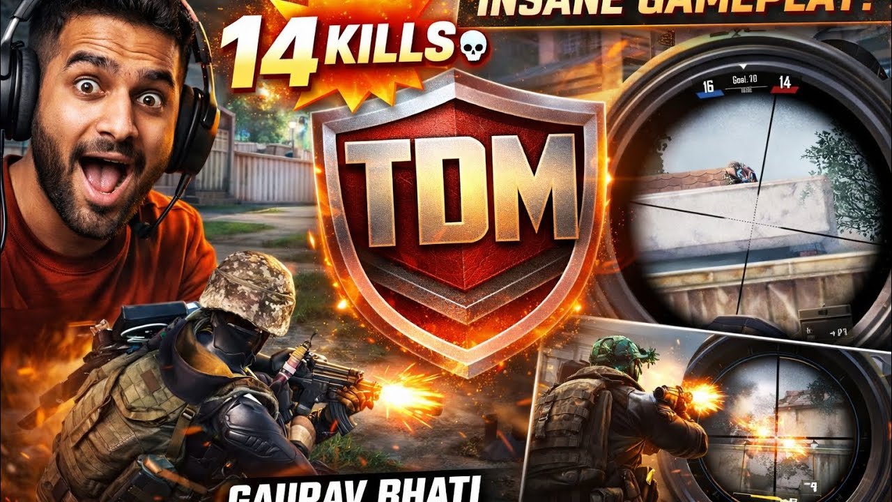 14 KILLS in TDM 😱 | M24 Scope Shots 🔥