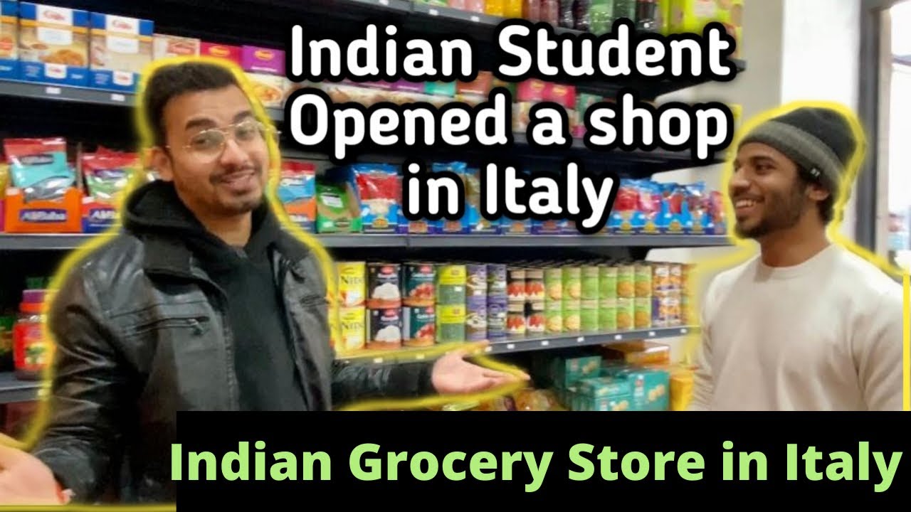 My Indian Friend Opened a New Supermarket in Italy | Indian Grocery Store in Italy |Dipanshu Vlogs
