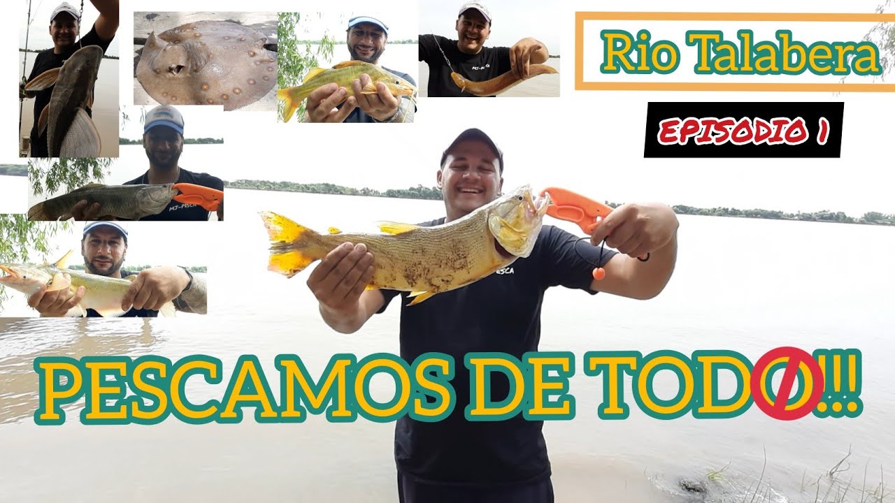 PESCA VARIADA En Rio TALABERA/ CAMPING EVANGELICO / LA MEJOR PESCA DE TODAS/ Episodio 1 MJ-PESCA
