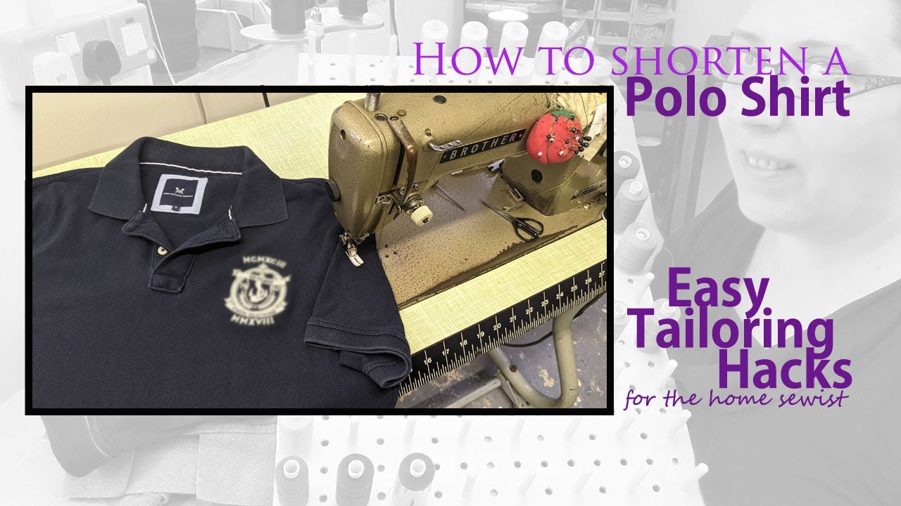 How Can Polo Shirts Be Shortened? Easy Alteration Tricks | Side Slit Hem to Straight Hem.