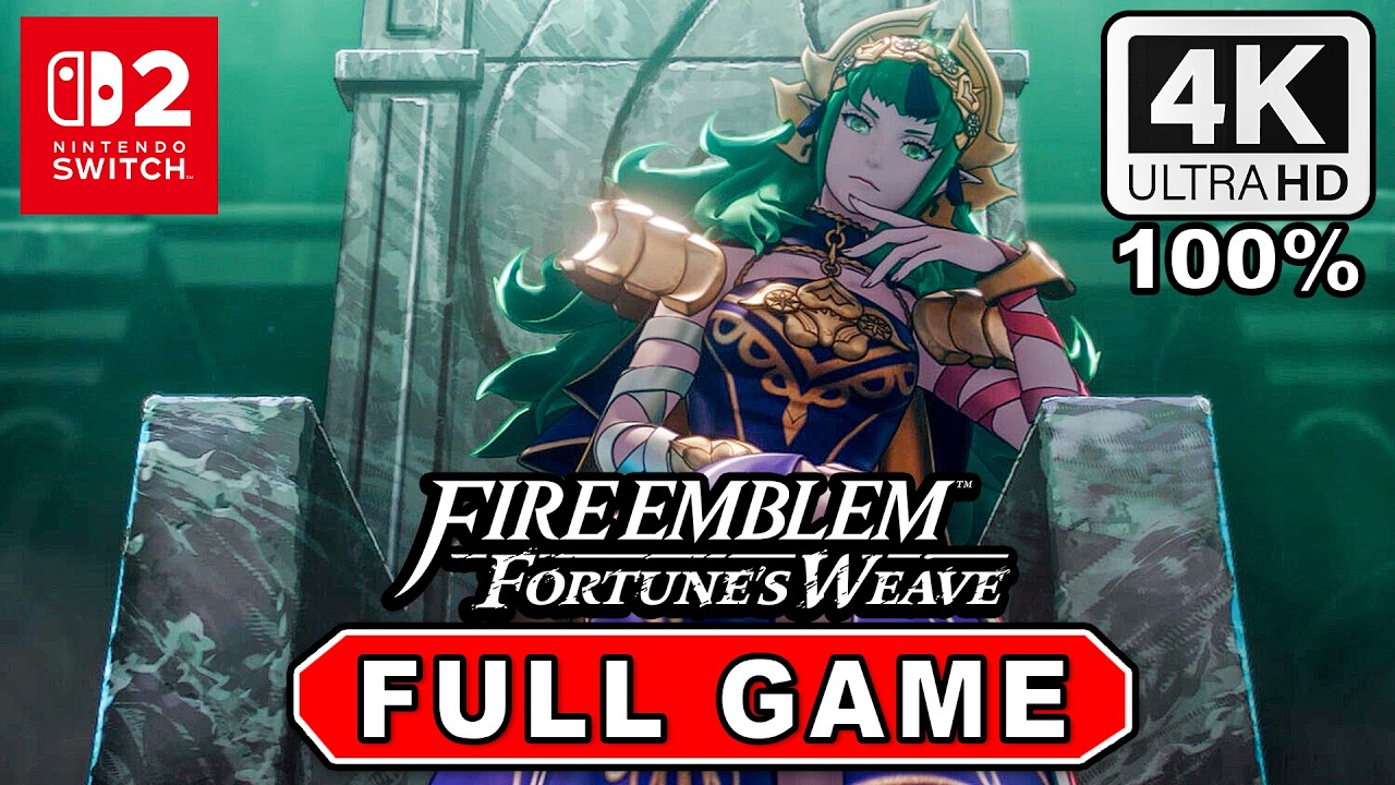 Fire Emblem Fortune's Weave - Full Game Walkthrough (100%) 4K