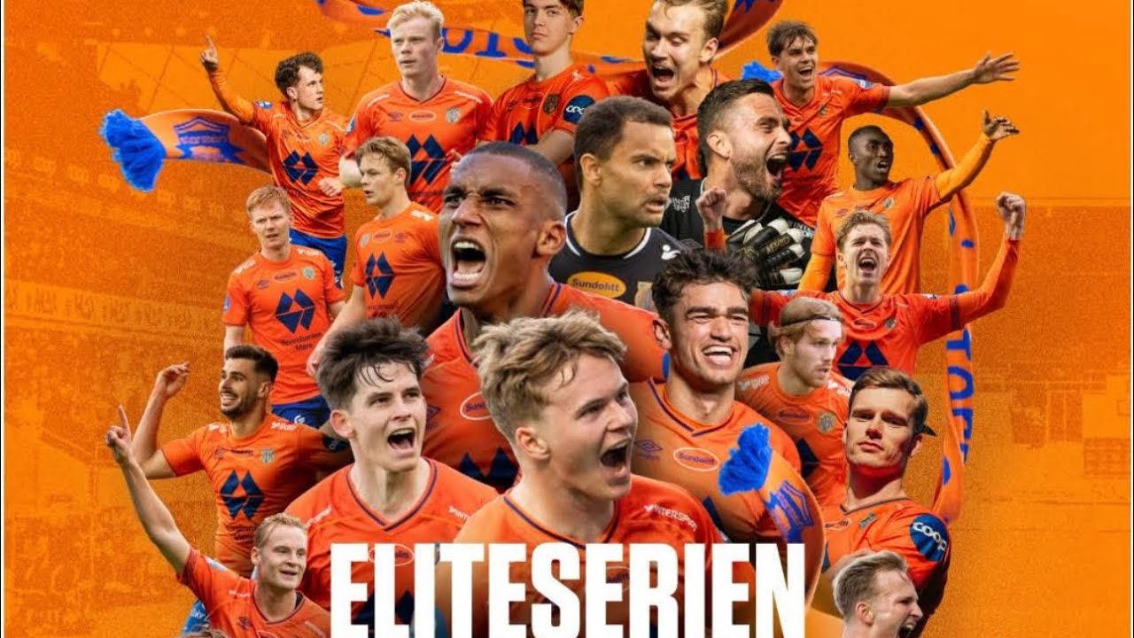 Opprykk Aafk-Bryne 2025. 2m Nikolai Skuseth med brilliant match. Aafk Eliteserien 2026. Gratulerer!
