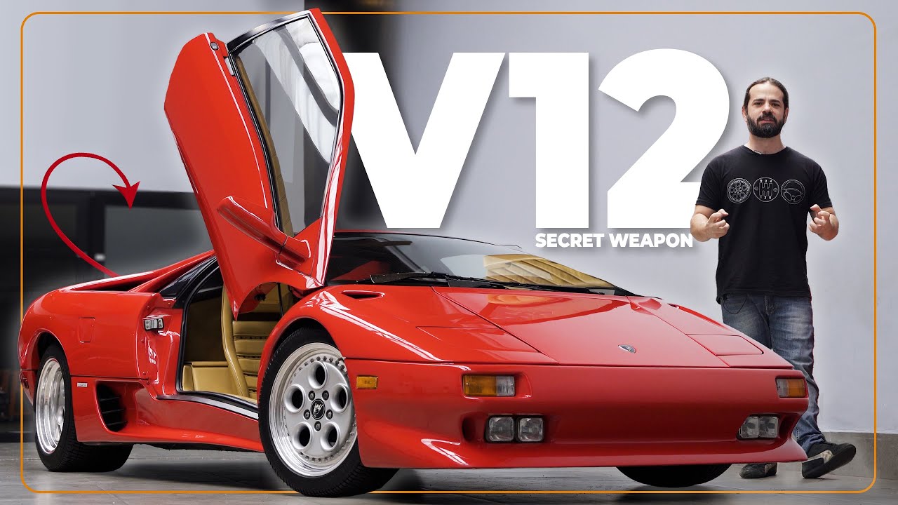 O V12 mais diabólico que já dirigi! Lamborghini Diablo com Secret Weapon.