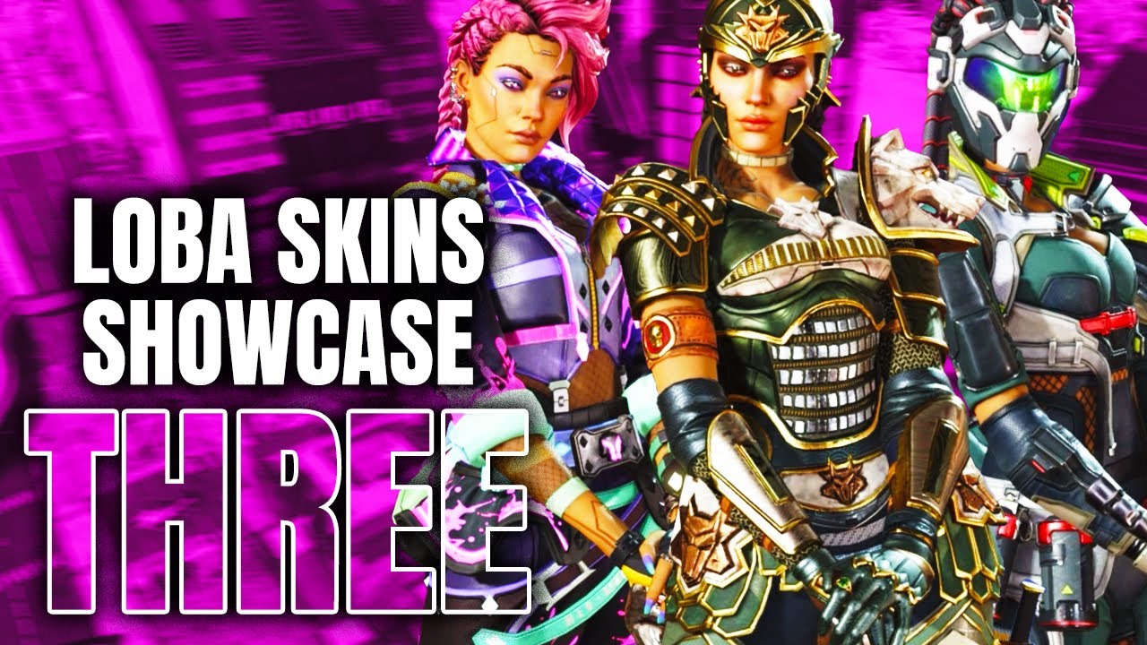LOBA SKINS SHOWCASE 3 - Legendary Loba, Epic Skins + Banner Frames & Poses - (Apex Legends)