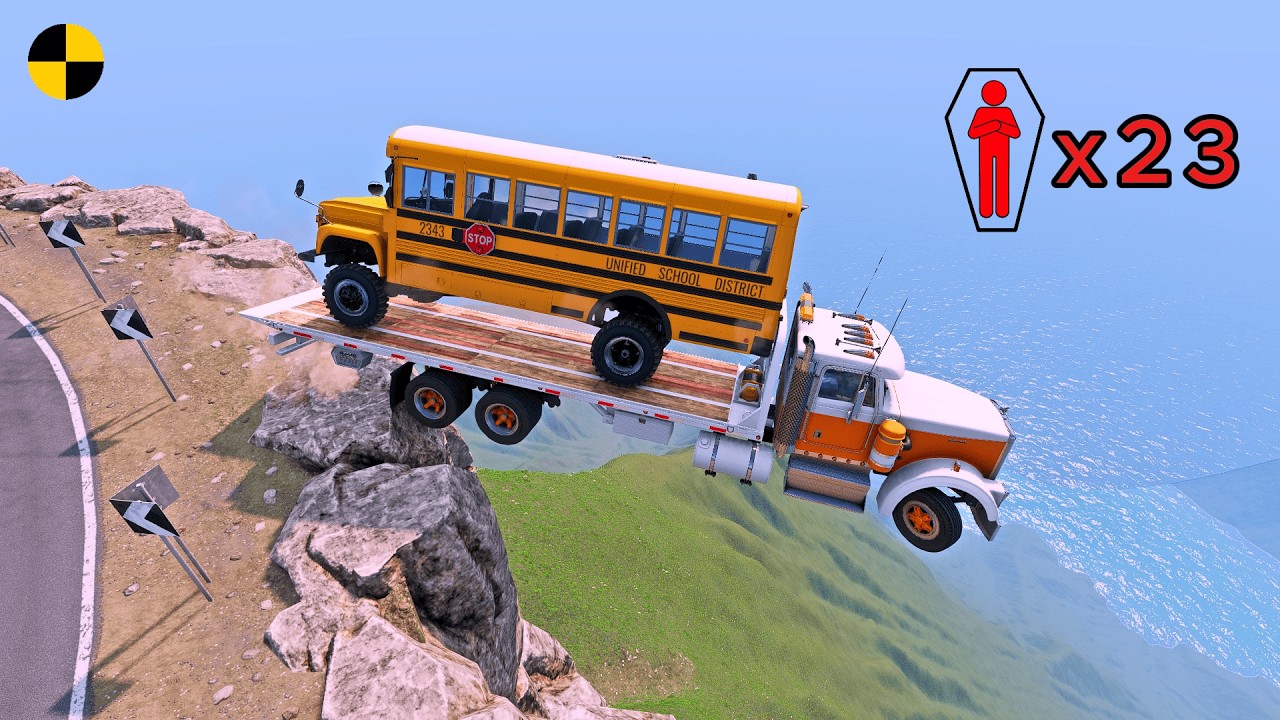 Realistic High-Speed Car Crashes in BeamNG.drive #149 | Ultra Detailed Crash Compilation