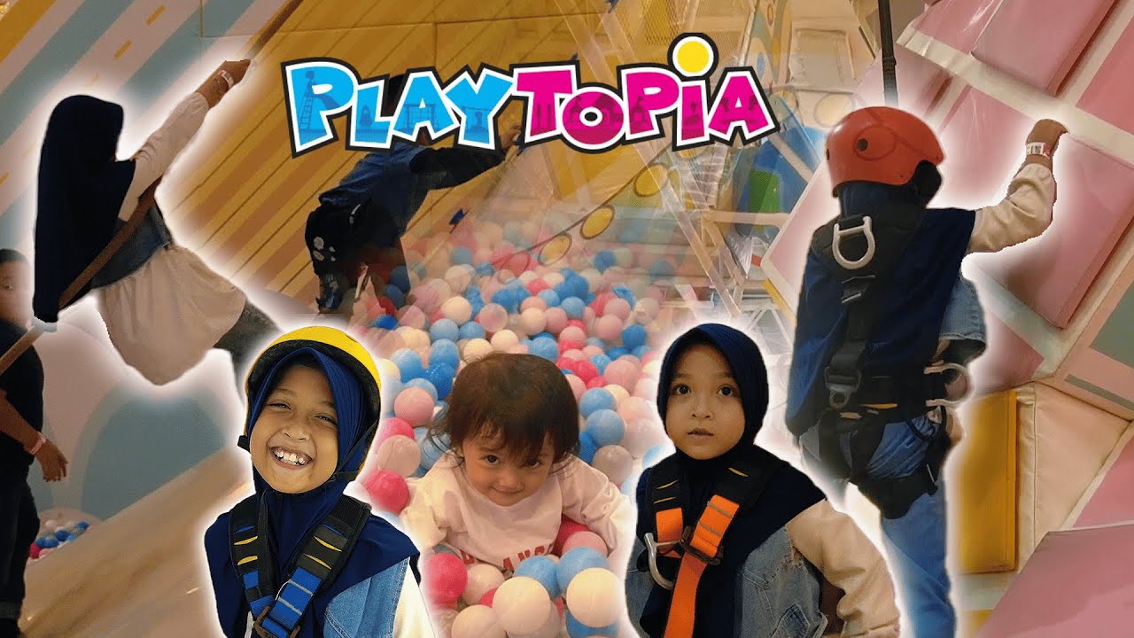 TETEH ALULA & KAKAK AISY COBAIN SEMUA WAHANA DI PLAYTOPIA!!!