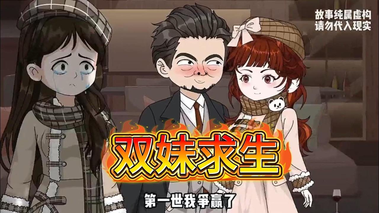 两世轮回，姐妹争宠，爸爸最爱的女儿竟是地下室里的娃娃？血腥真相揭开，姐妹能否逃离宿命？#沙雕动画 #动画推荐 #漫剧