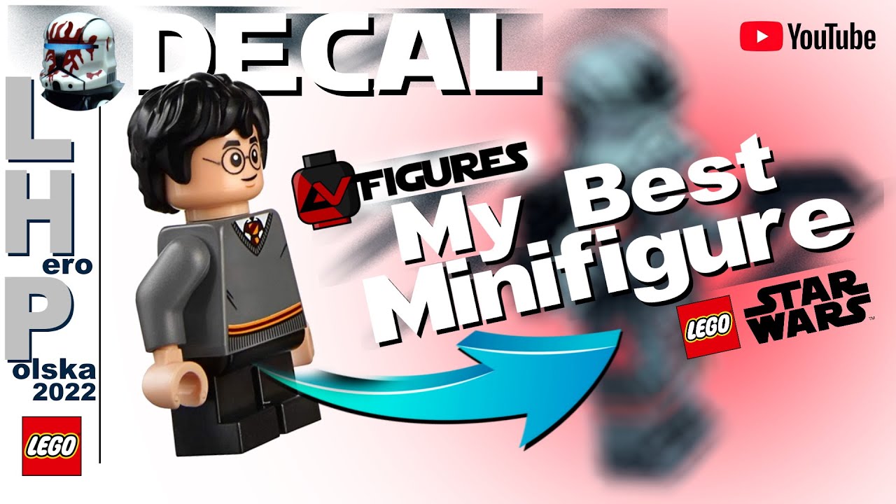 LEGO Clone Trooper ECHO My Best DECAL Minifigure | AVFigures | LHP