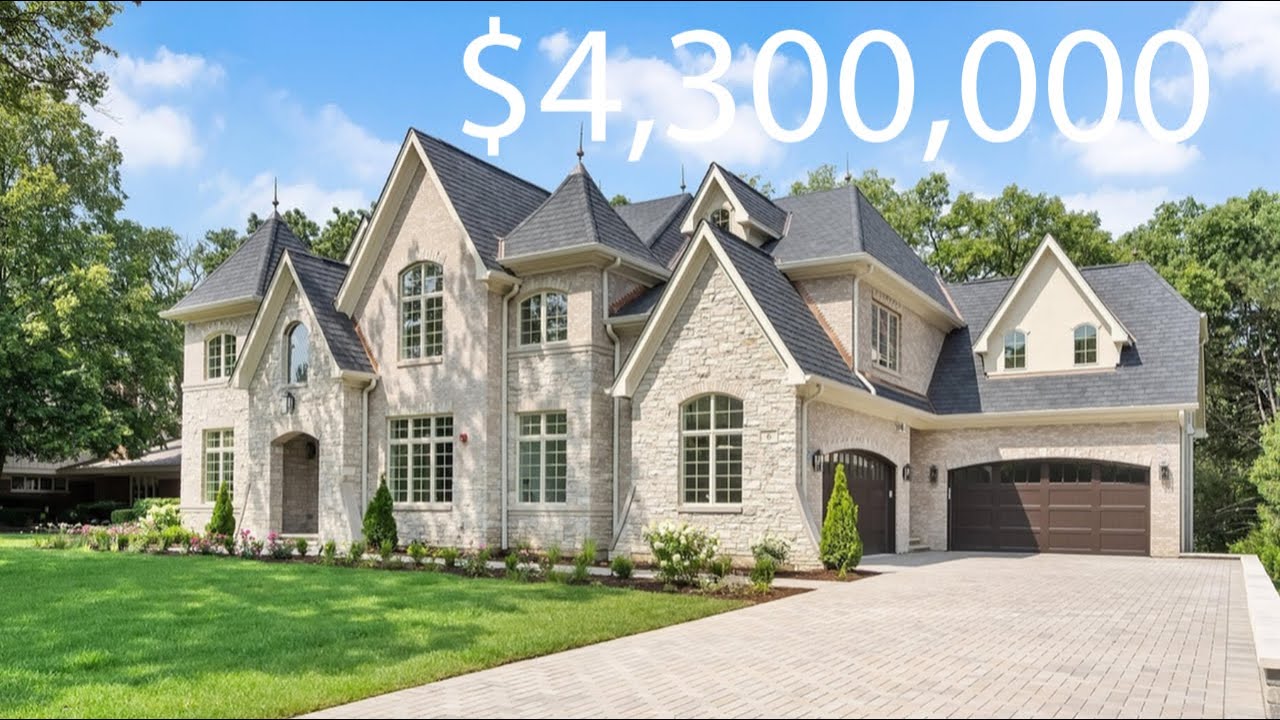 What A $4,300,000 2024 Modern Home In OAK BROOK, ILLINOIS Gets you