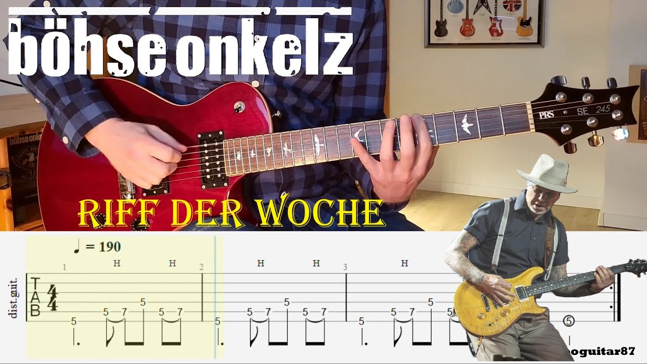 Riff der Woche #6 | Lieber stehend sterben (Tutorial mit Tabs)