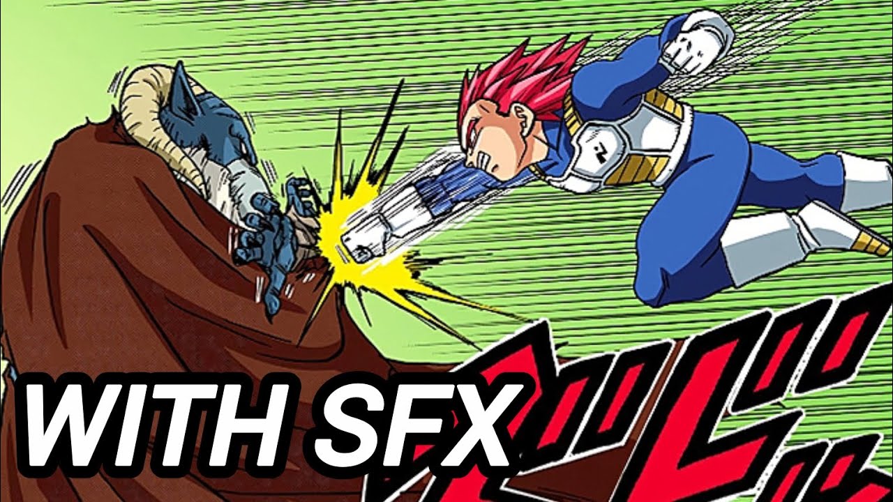 Vegeta vs Moro | With SFX | Dragon Ball Super Manga