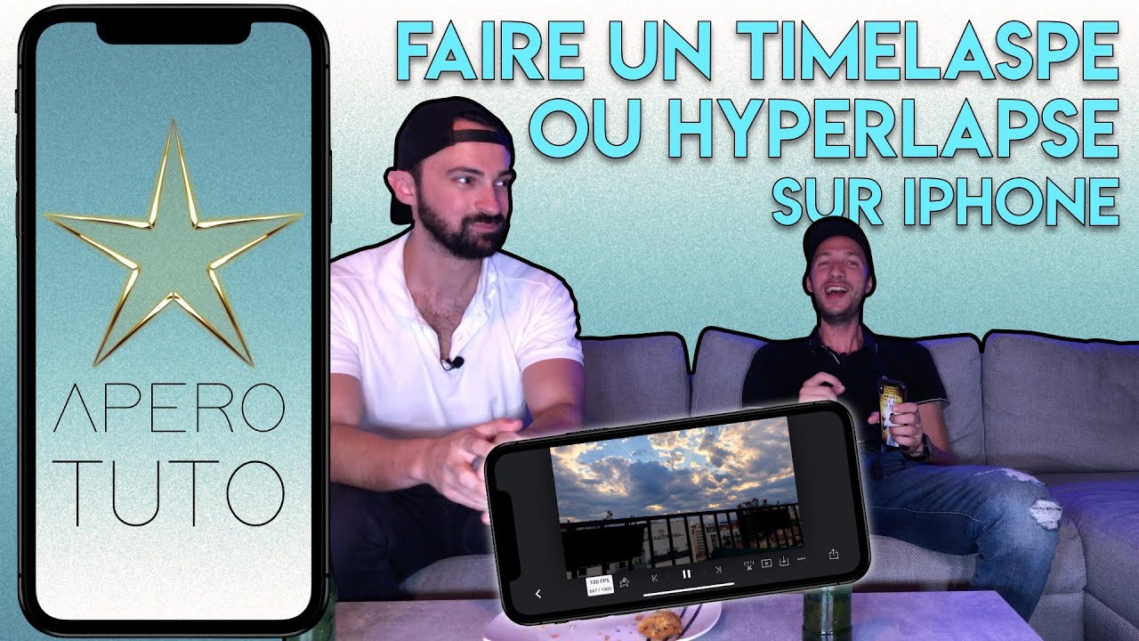 Comment faire un TIMELAPSE sur iPHONE (et HYPERLAPSE) - TUTO