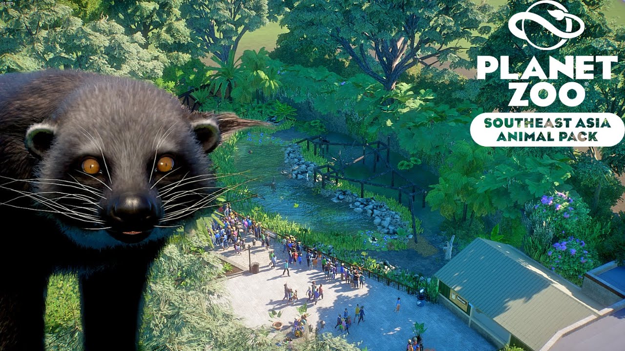 Binturong Habitat Speed Build |  Planet Zoo Southeast Asia Animal Pack | Planet Zoo DLC