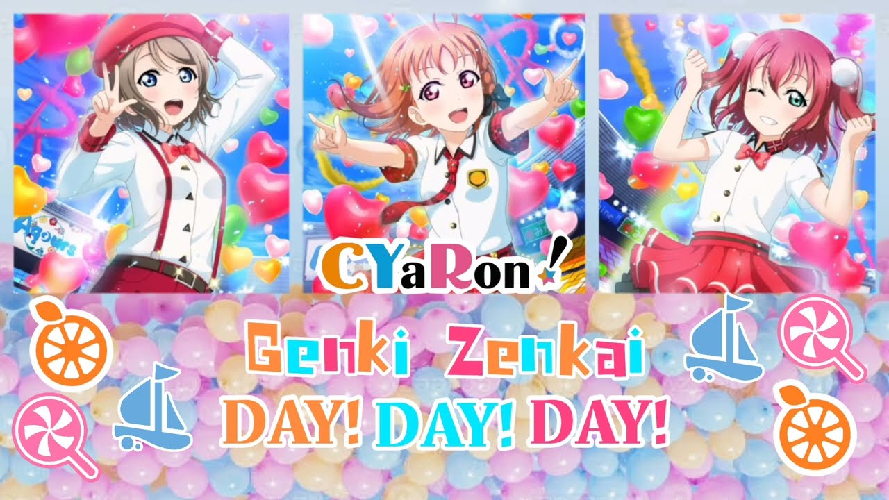Genki Zenkai DAY! DAY! DAY! / CYaRon! / Sub [Romaji | Kanji | English | Español] 🌈