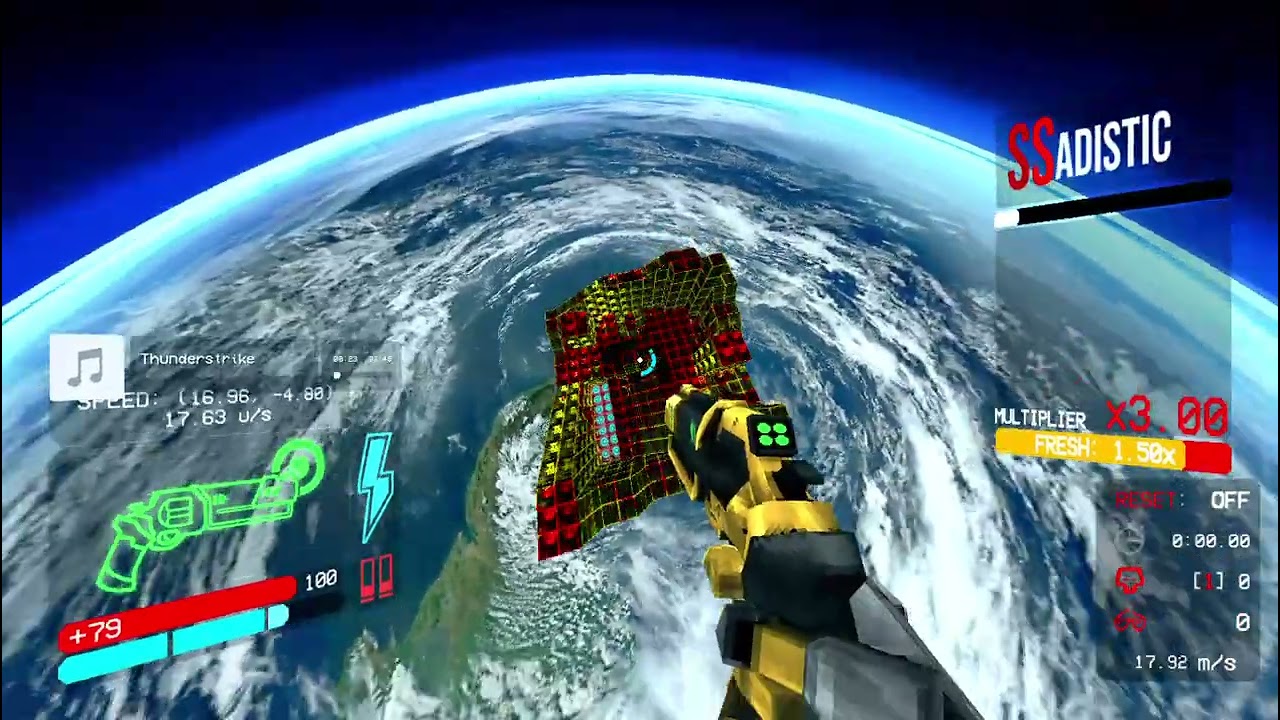 Me playing cyber grind on brutal while lagging out (wave 25 new high score)