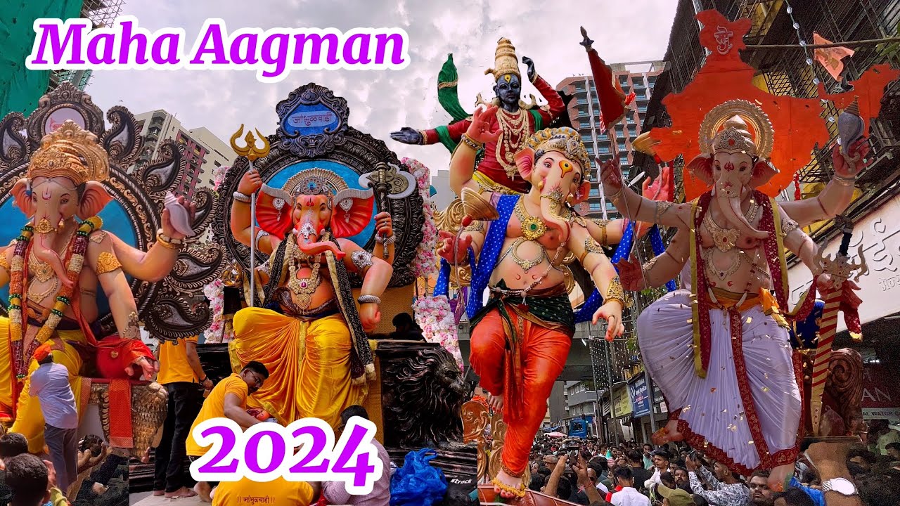 ||Dharavi Cha Sukhkarta Aagman 2024||Mumbai Cha Morya Aagman 2024||Mumbai Ganpati Maha Aagman 2024||