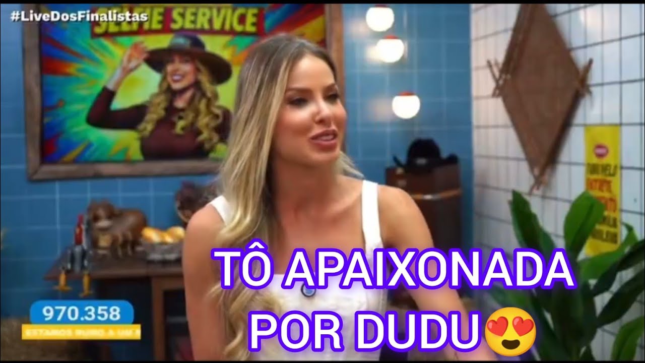 SAORY CONFESSA QUE ESTÁ APAIXONADA POR DUDU E DIZ QUE NÃO ESTÁ COM ELE POR INTERESSE 'SOU FRIA MESMO
