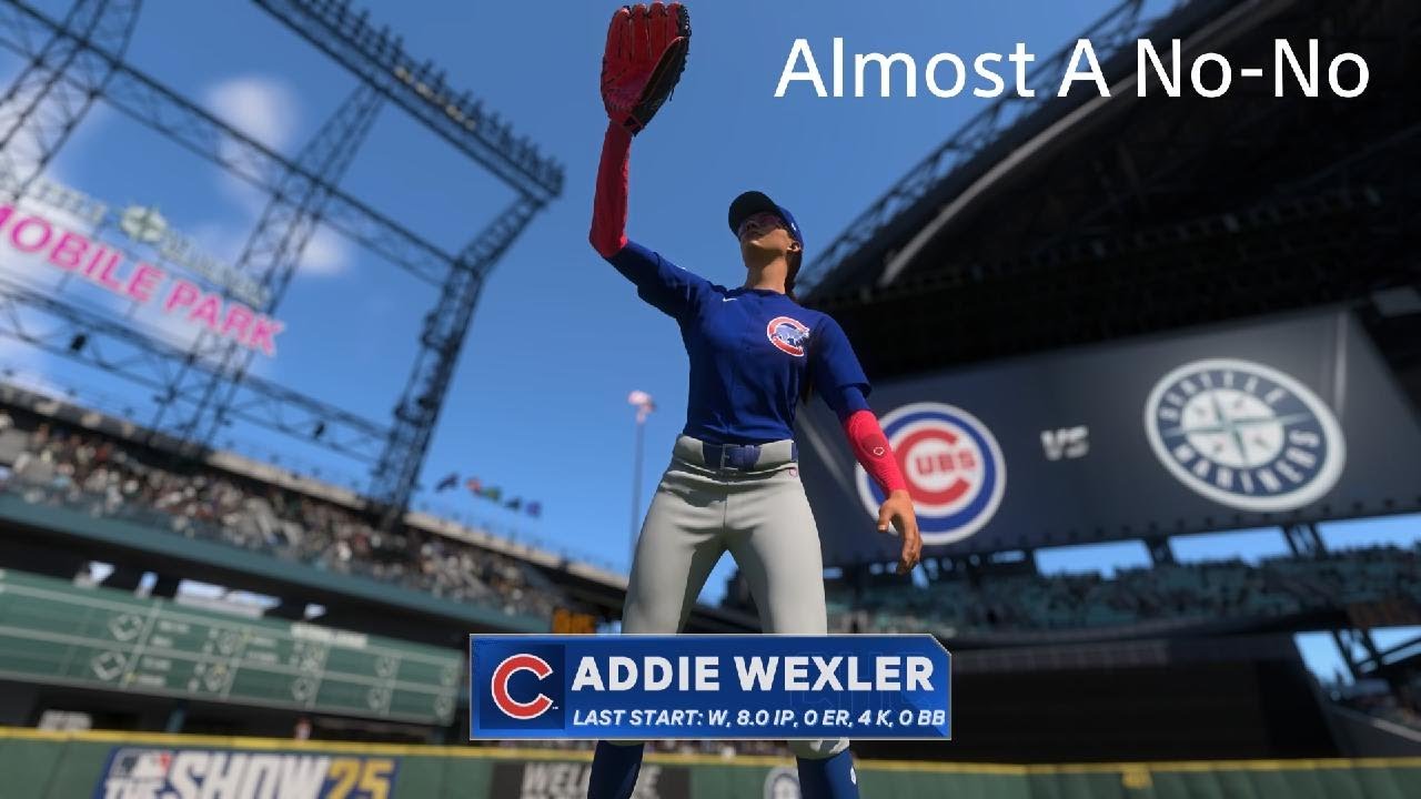 MLB The Show 25_2033 MLB Season Cubs vs. Mariners Addie Wexler Starting Pitcher