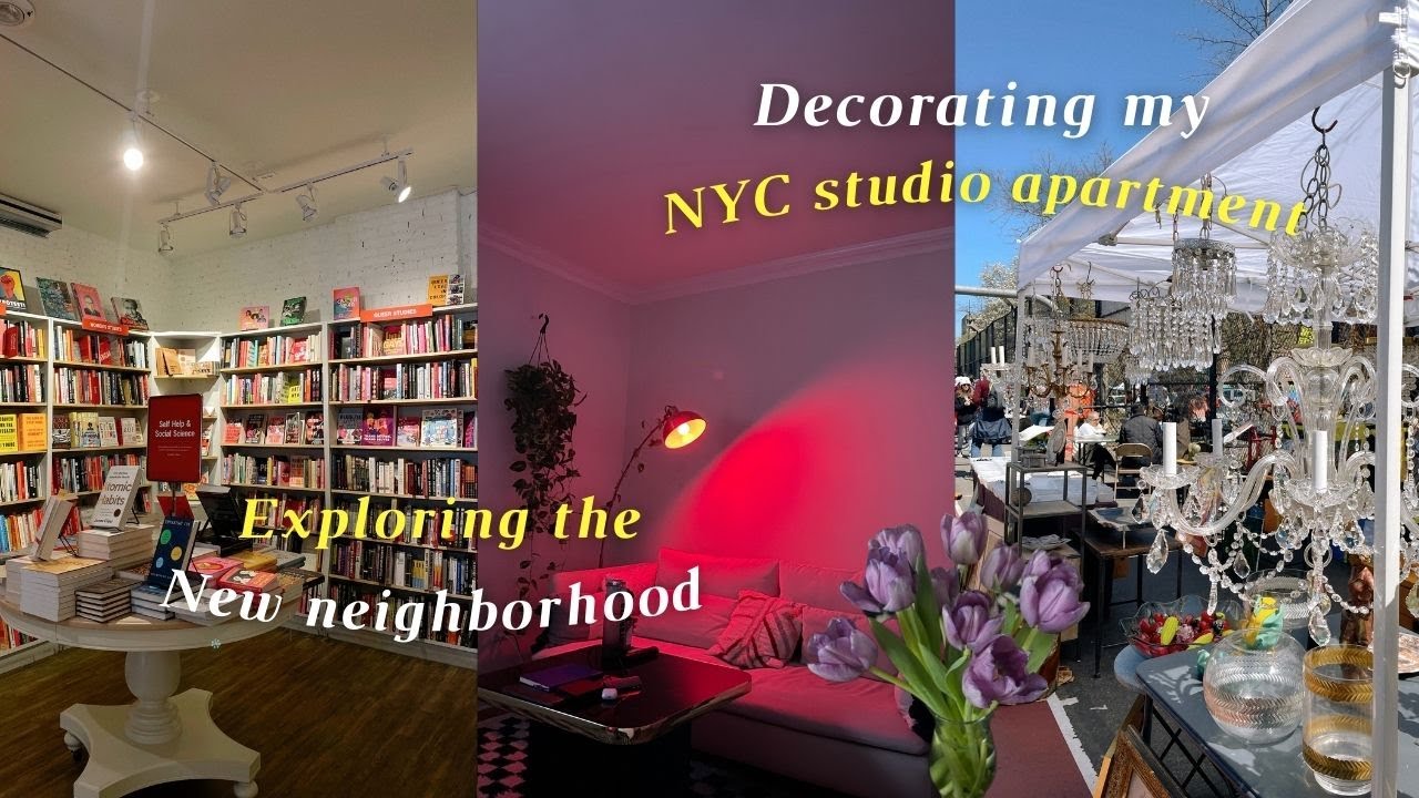 Decorating my NYC Studio Apartment | Small updates, new tv and exploring the upper west side!