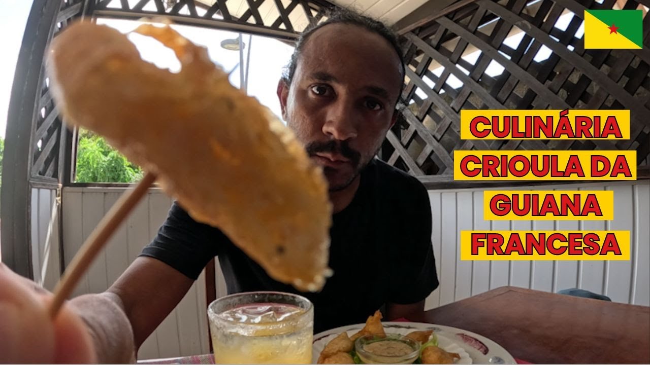PROVANDO COMIDAS TÍPICAS DA GUIANA FRANCESA