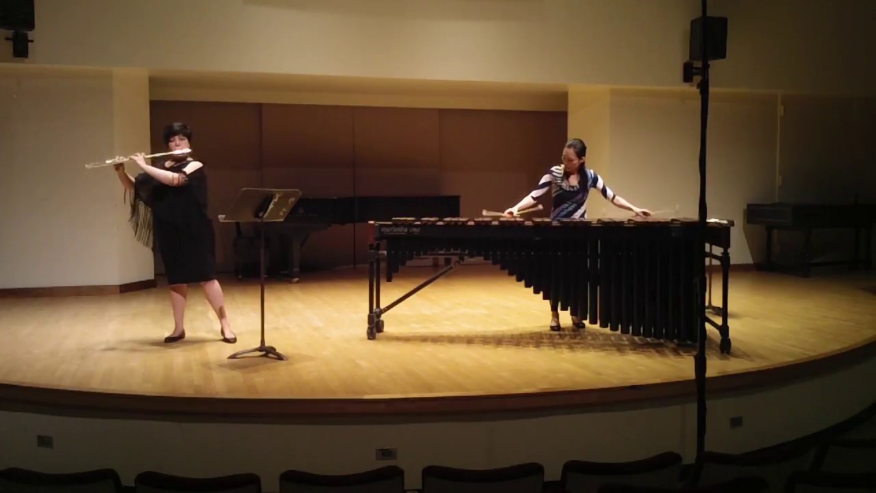 Music for flute and marimba: Light of the Moon by Naoko Tsujita 辻田尚子