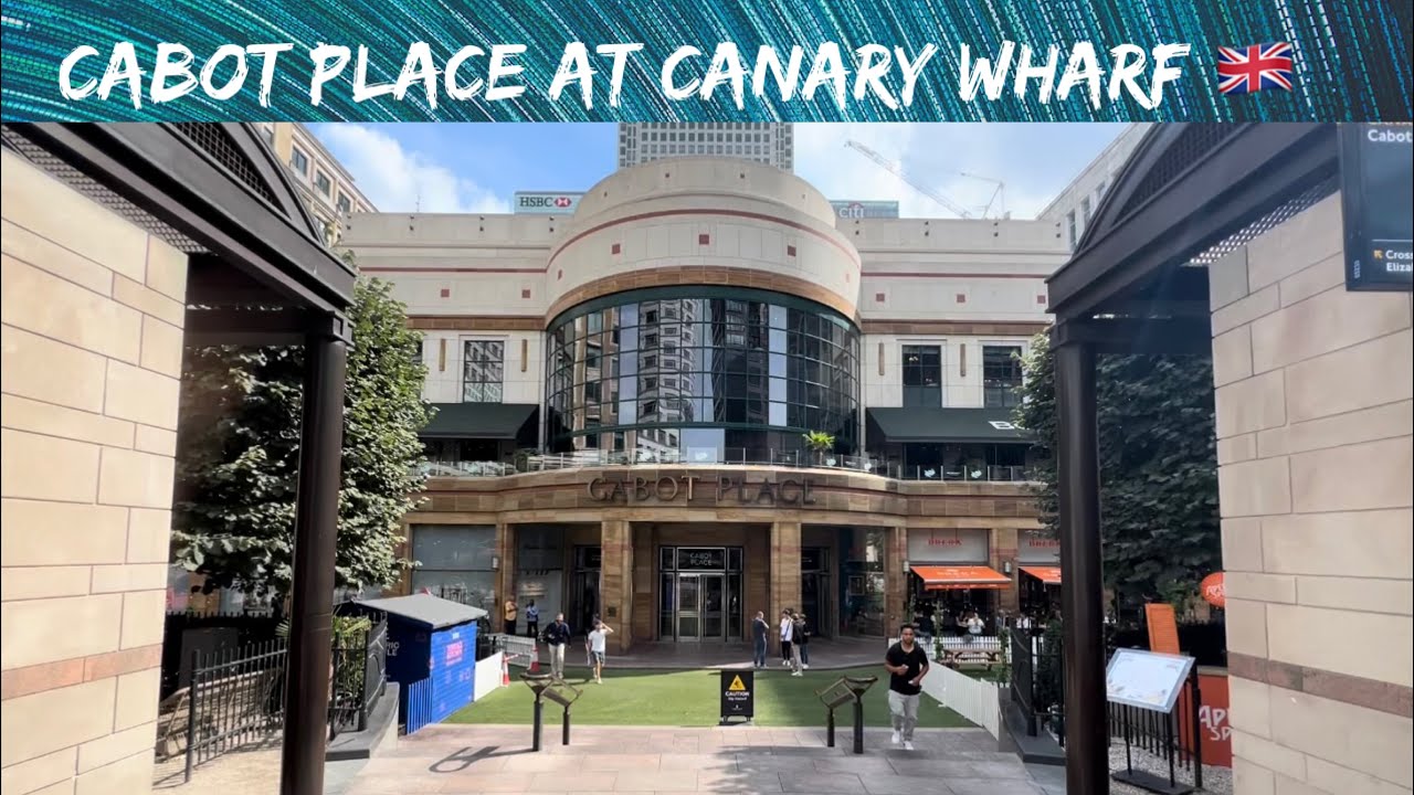 [4k] Cabot Place Shopping Center At Canary Wharf | London 🇬🇧 22