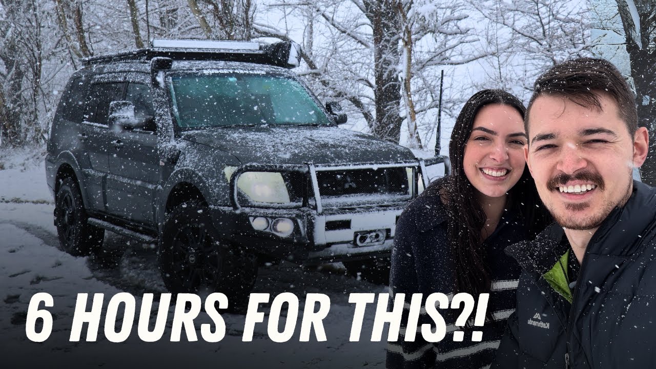 We Chased SNOW in the Pajero! Caravan Trip 6 Hours to Guyra + 4WD at Springs