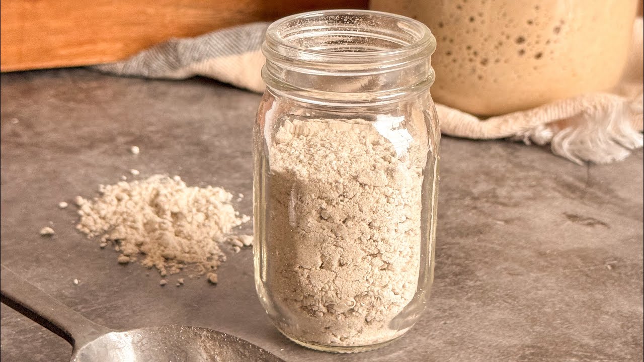 Sauerteig konservieren | Einfach Sauerteig haltbar machen | Kr&uuml;melsauer herstellen | Sauerteigpflege