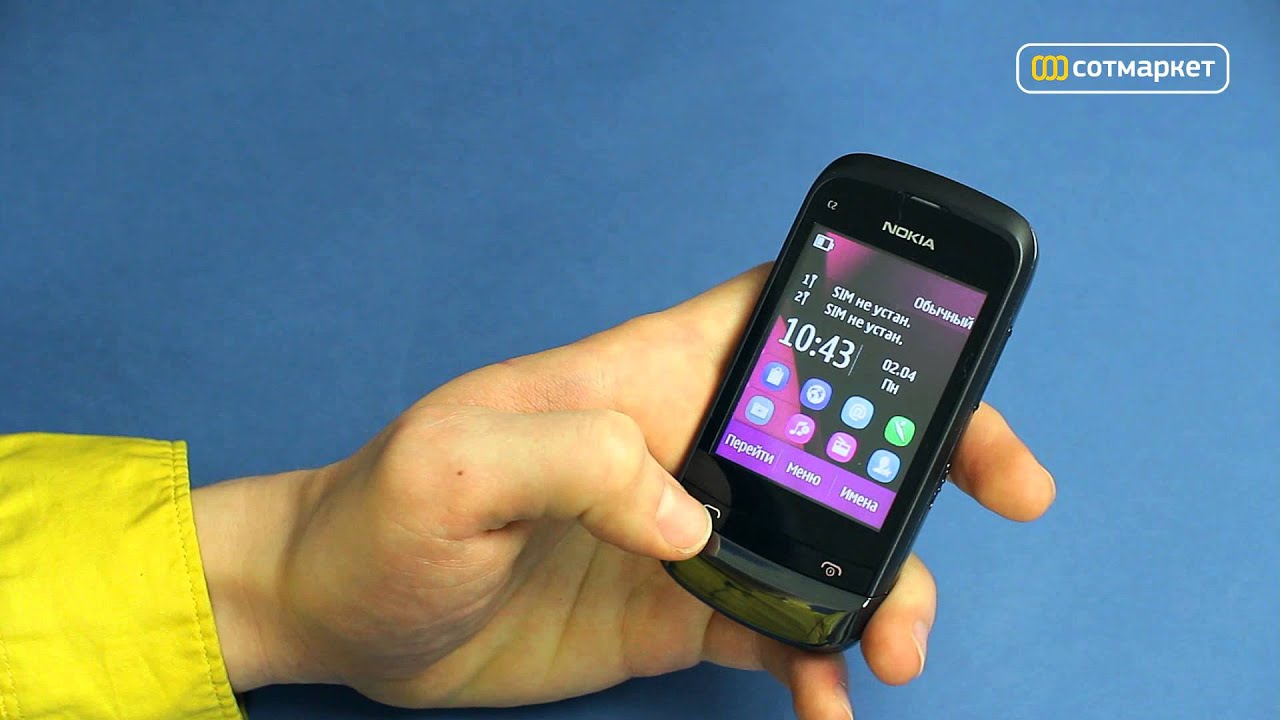 Видео обзор Nokia C2-03 от Сотмаркета