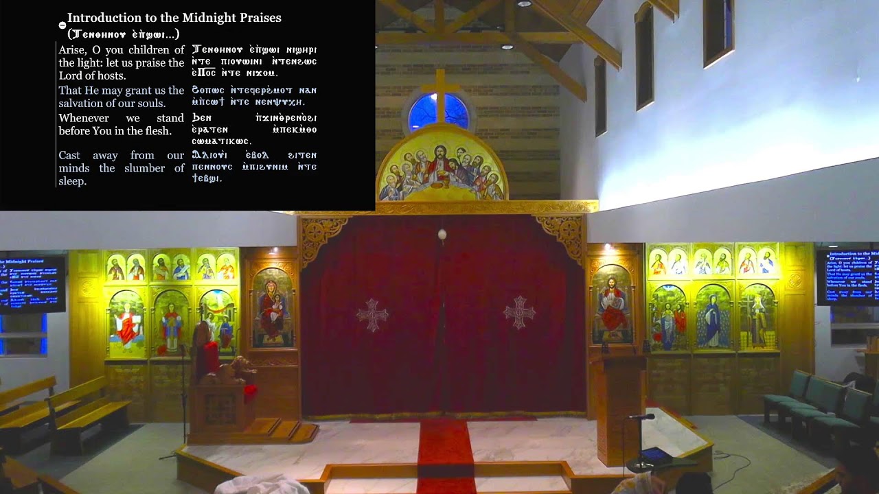 4th Sunday of Toba Vespers