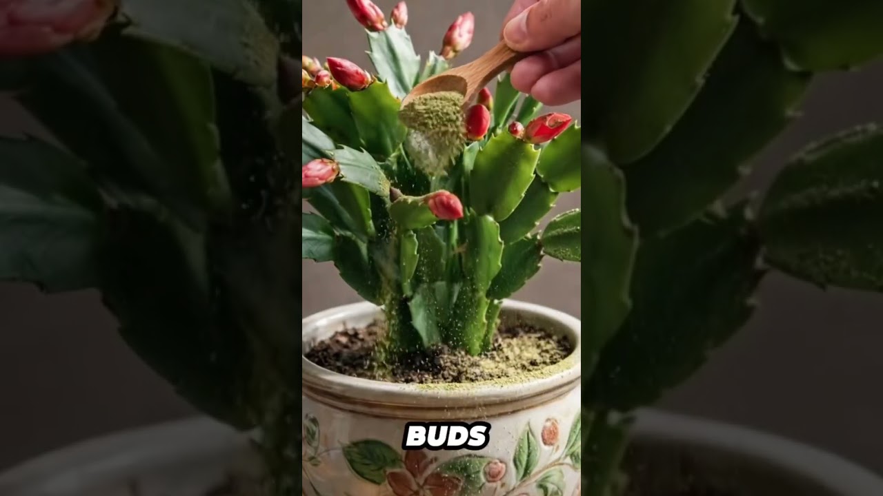 Gardeners are shocked when Christmas cactus bud count suddenly doubles ⚡🌸Full guide 👉 comments