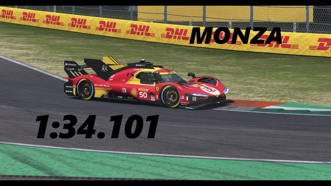 1:34.101 MONZA HOTLAP FERRARI 499P LMU