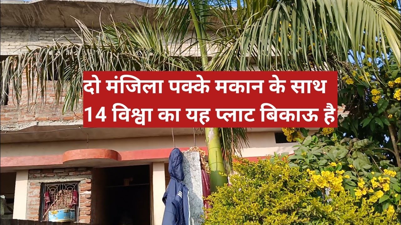 Ep-15 : दो मंजिला पक्के मकान के साथ 14 विश्वा का यह प्लाट बिकाऊ है#प्रॉपर्टी 
