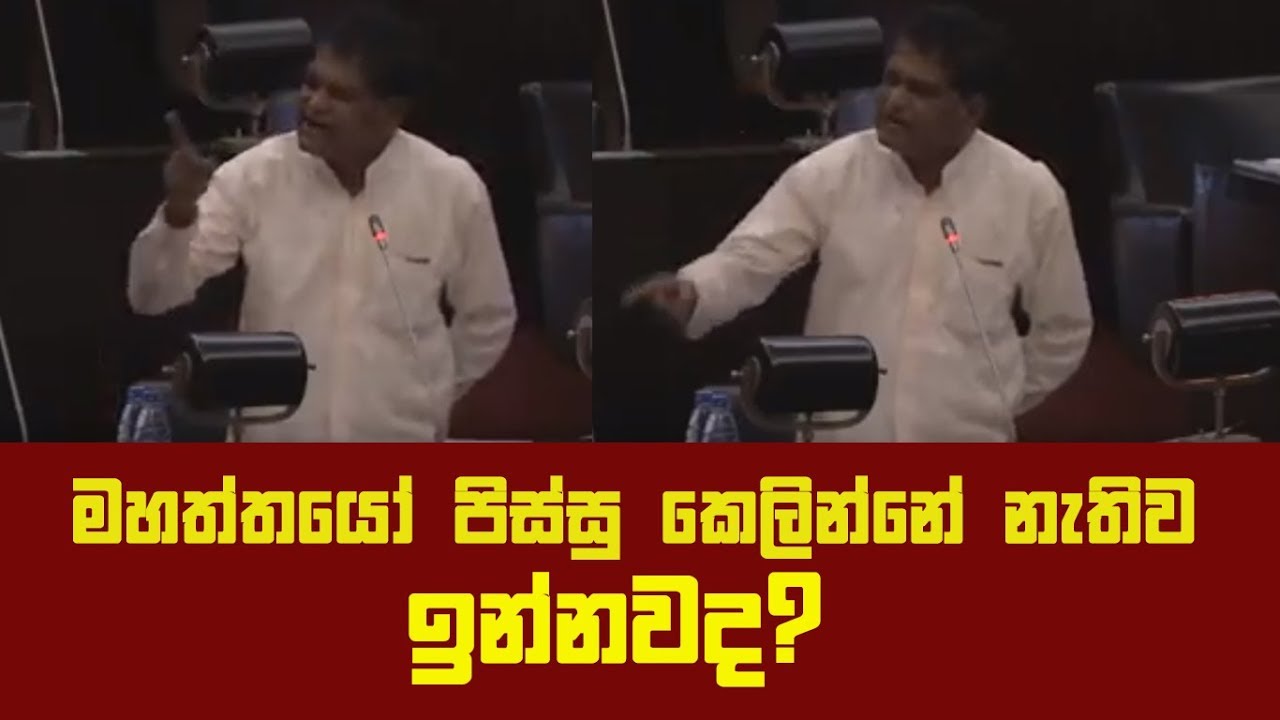 මහත්තයෝ....පිස්සු කෙලින්නේ නැතිව ඉන්නවද?.. - විමලවීර දිසානායක
