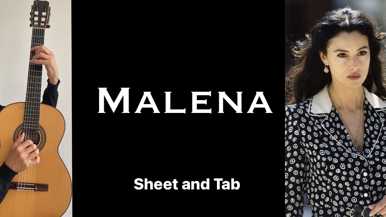 Malena (Morricone), Guitar lesson, sheet and Tab